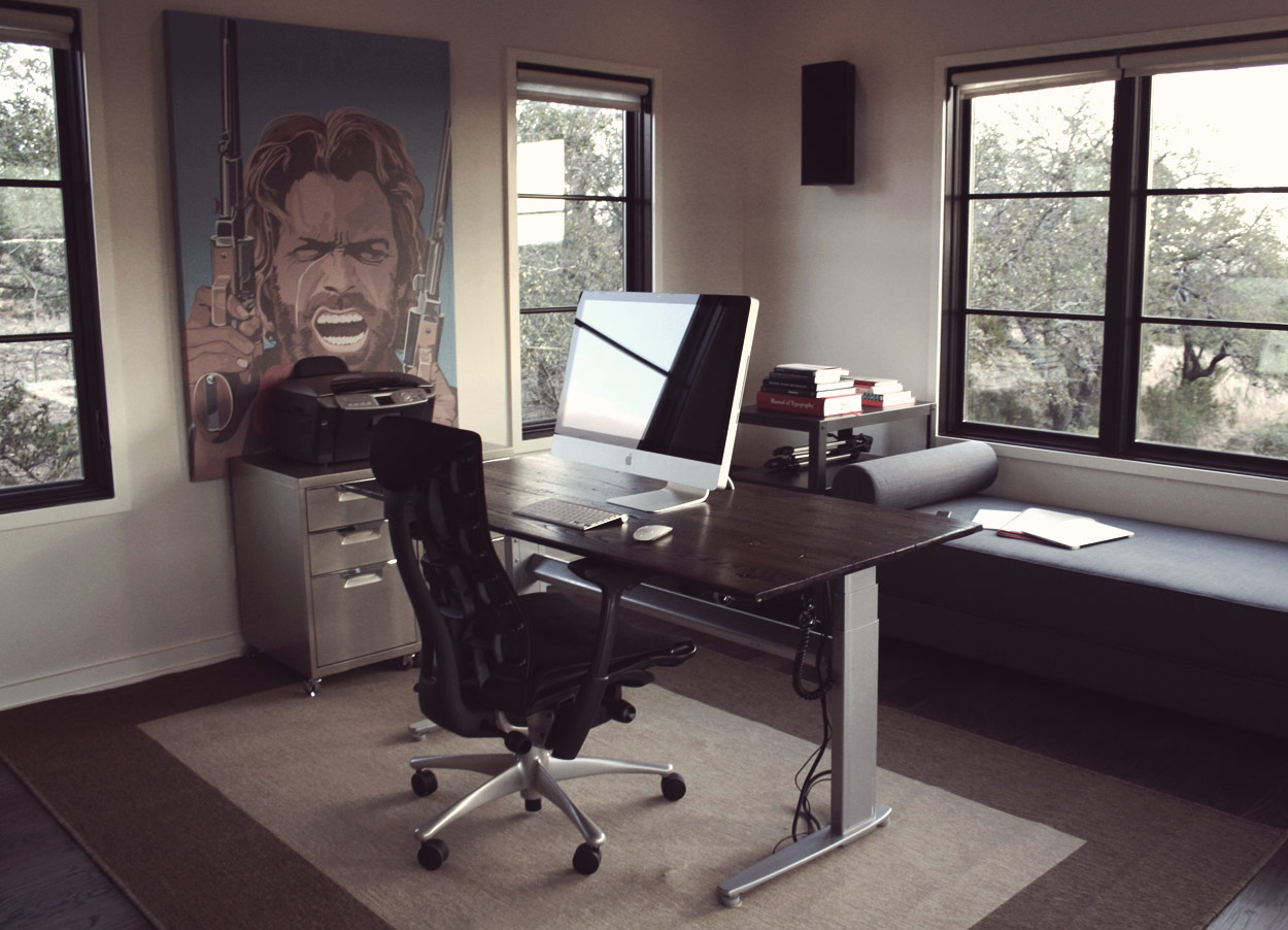 100 How To Decorate Your Office Desk Masculine Office Decor