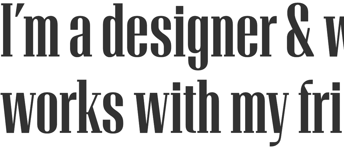 Variable font for Denso from DSType Foundry